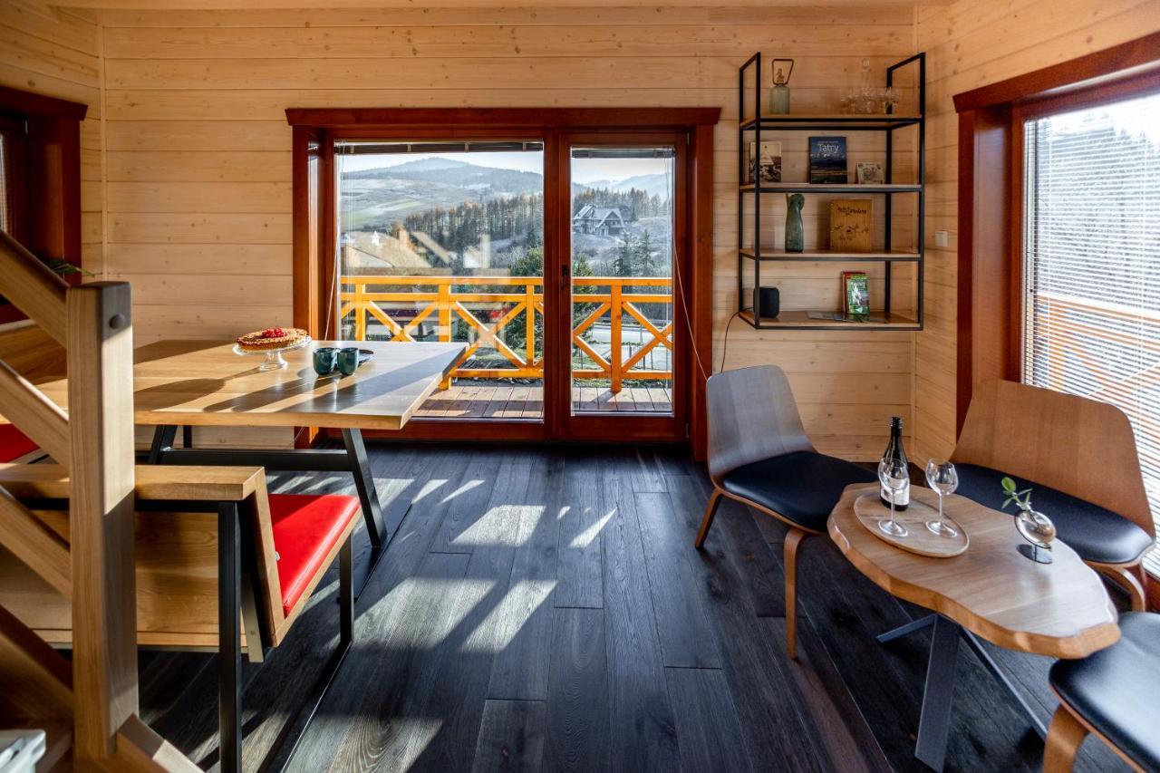 Houten Vakantiewoning "Reisnaarpolen" Royaal Ontbijt, Sauna En Hottub Czarna Góra Eksteriør billede